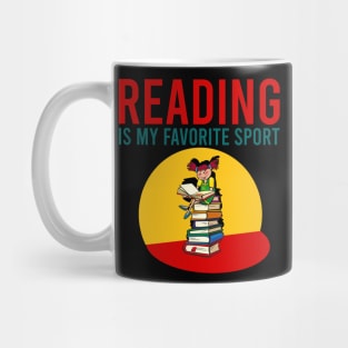 Reading is my favorite sport Mug